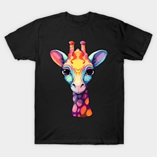 Colourful Giraffe T-Shirt